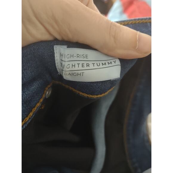 Lane Bryant High Rise Tighter Tummy Straight Leg Jeans 24 Classic Normcore - Picture 8 of 9